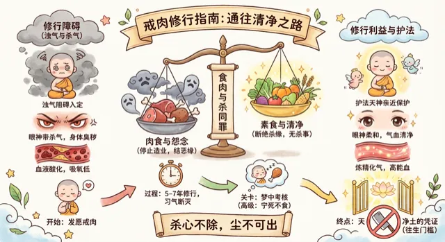 戒肉(三) - 戒行修持圖解